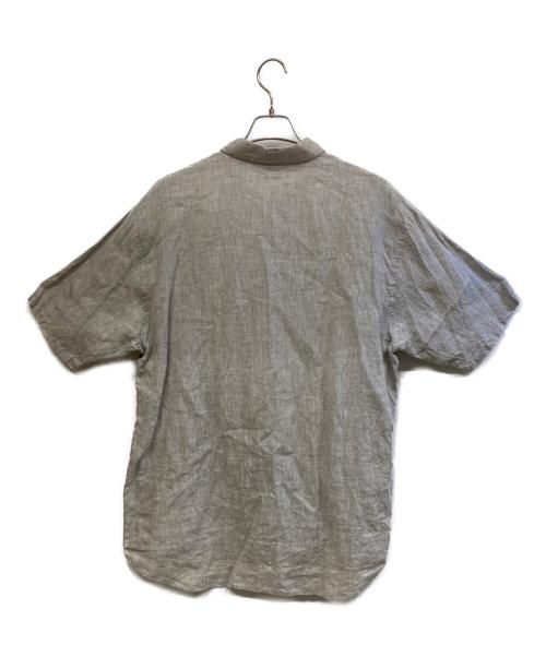 confect（コンフェクト）confect (コンフェクト) ハードマンズリネンワイド半袖シャツ グレー サイズ:4の古着・服飾アイテム