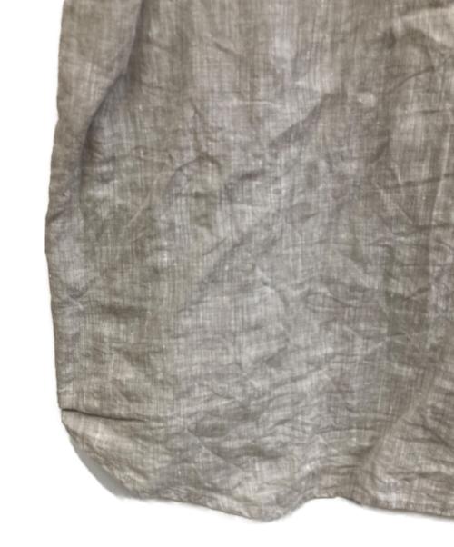 confect（コンフェクト）confect (コンフェクト) ハードマンズリネンワイド半袖シャツ グレー サイズ:4の古着・服飾アイテム