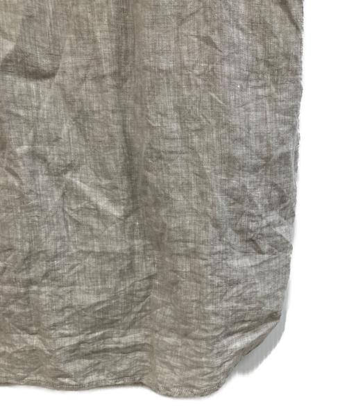 confect（コンフェクト）confect (コンフェクト) ハードマンズリネンワイド半袖シャツ グレー サイズ:4の古着・服飾アイテム