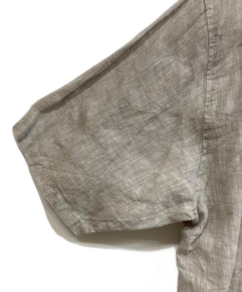 confect（コンフェクト）confect (コンフェクト) ハードマンズリネンワイド半袖シャツ グレー サイズ:4の古着・服飾アイテム