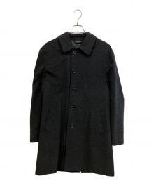 BROOKS BROTHERS（ブルックスブラザーズ）の古着「ステンカラーコート」｜ブラック