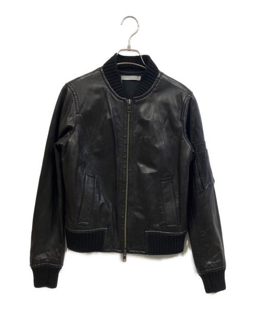 VINCE（ヴィンス）VINCE (ヴィンス) ラムレザージャケット ブラック サイズ:XSの古着・服飾アイテム