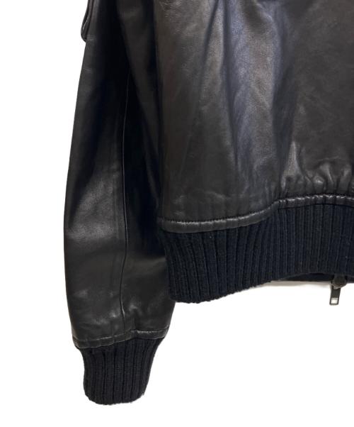 VINCE（ヴィンス）VINCE (ヴィンス) ラムレザージャケット ブラック サイズ:XSの古着・服飾アイテム