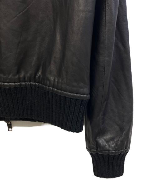 VINCE（ヴィンス）VINCE (ヴィンス) ラムレザージャケット ブラック サイズ:XSの古着・服飾アイテム