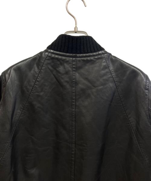 VINCE（ヴィンス）VINCE (ヴィンス) ラムレザージャケット ブラック サイズ:XSの古着・服飾アイテム