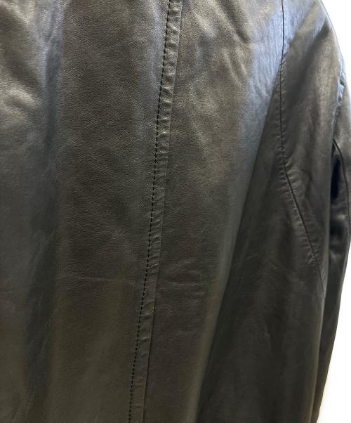 VINCE（ヴィンス）VINCE (ヴィンス) ラムレザージャケット ブラック サイズ:XSの古着・服飾アイテム