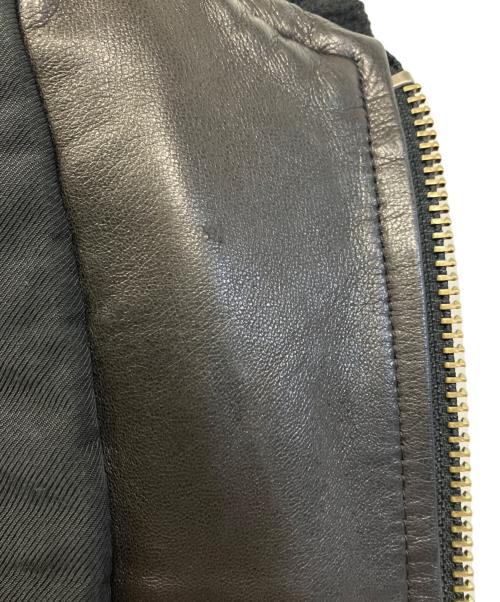 VINCE（ヴィンス）VINCE (ヴィンス) ラムレザージャケット ブラック サイズ:XSの古着・服飾アイテム