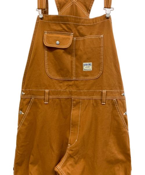 児島ジーンズ（コジマジーンズ）児島ジーンズ (コジマジーンズ) オーバーオール ブラウン サイズ:XLの古着・服飾アイテム