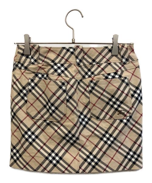 BURBERRY BLUE LABEL（バーバリー ブルー レーベル）BURBERRY BLUE LABEL (バーバリー ブルー レーベル) ミニスカート ベージュ サイズ:36の古着・服飾アイテム