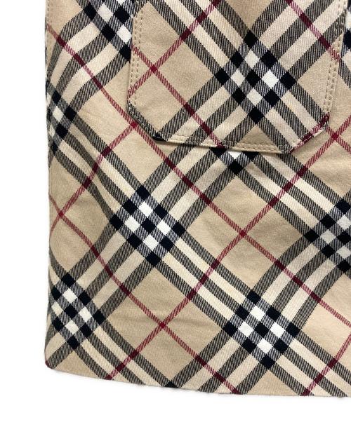 BURBERRY BLUE LABEL（バーバリー ブルー レーベル）BURBERRY BLUE LABEL (バーバリー ブルー レーベル) ミニスカート ベージュ サイズ:36の古着・服飾アイテム