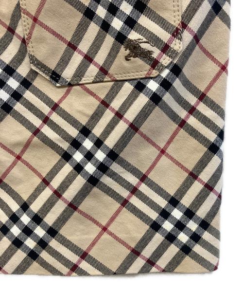 BURBERRY BLUE LABEL（バーバリー ブルー レーベル）BURBERRY BLUE LABEL (バーバリー ブルー レーベル) ミニスカート ベージュ サイズ:36の古着・服飾アイテム