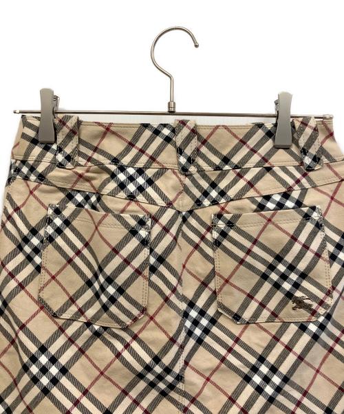 BURBERRY BLUE LABEL（バーバリー ブルー レーベル）BURBERRY BLUE LABEL (バーバリー ブルー レーベル) ミニスカート ベージュ サイズ:36の古着・服飾アイテム