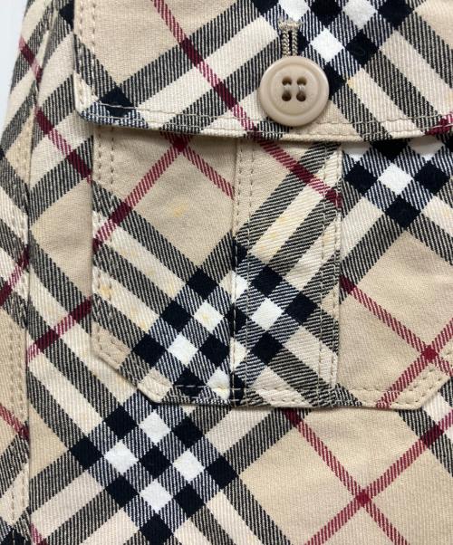 BURBERRY BLUE LABEL（バーバリー ブルー レーベル）BURBERRY BLUE LABEL (バーバリー ブルー レーベル) ミニスカート ベージュ サイズ:36の古着・服飾アイテム