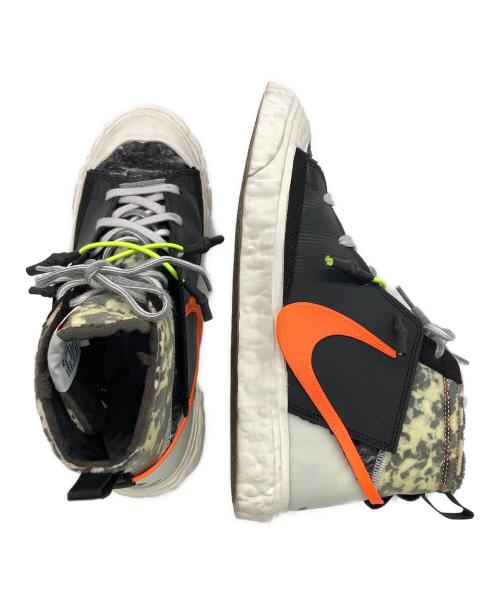 NIKE（ナイキ）NIKE (ナイキ) READYMADE (レディメイド) ハイカットスニーカー ブラック×ホワイト サイズ:27cmの古着・服飾アイテム
