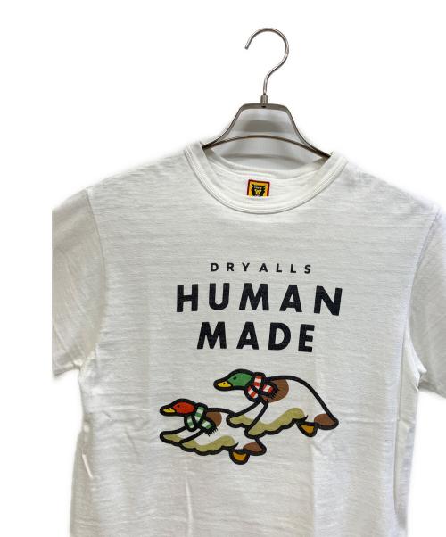 HUMAN MADE（ヒューマンメイド）HUMAN MADE (ヒューマンメイド) 半袖カットソー ホワイト サイズ:Sの古着・服飾アイテム