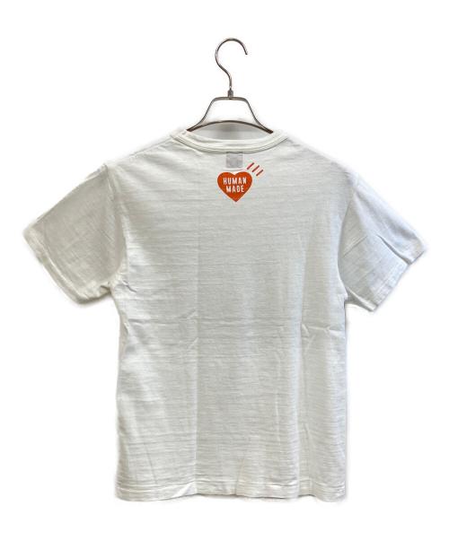 HUMAN MADE（ヒューマンメイド）HUMAN MADE (ヒューマンメイド) 半袖カットソー ホワイト サイズ:Sの古着・服飾アイテム