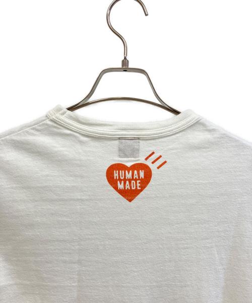 HUMAN MADE（ヒューマンメイド）HUMAN MADE (ヒューマンメイド) 半袖カットソー ホワイト サイズ:Sの古着・服飾アイテム