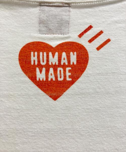 HUMAN MADE（ヒューマンメイド）HUMAN MADE (ヒューマンメイド) 半袖カットソー ホワイト サイズ:Sの古着・服飾アイテム