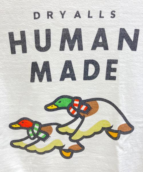 HUMAN MADE（ヒューマンメイド）HUMAN MADE (ヒューマンメイド) 半袖カットソー ホワイト サイズ:Sの古着・服飾アイテム
