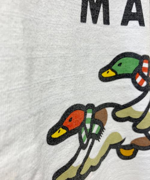 HUMAN MADE（ヒューマンメイド）HUMAN MADE (ヒューマンメイド) 半袖カットソー ホワイト サイズ:Sの古着・服飾アイテム