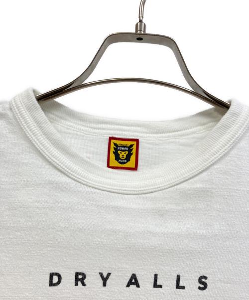 HUMAN MADE（ヒューマンメイド）HUMAN MADE (ヒューマンメイド) 半袖カットソー ホワイト サイズ:Sの古着・服飾アイテム