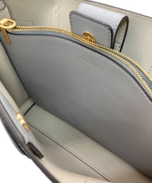 TORY BURCH（トリーバーチ）TORY BURCH (トリーバーチ) 2WAYショルダーバッグ グレーの古着・服飾アイテム