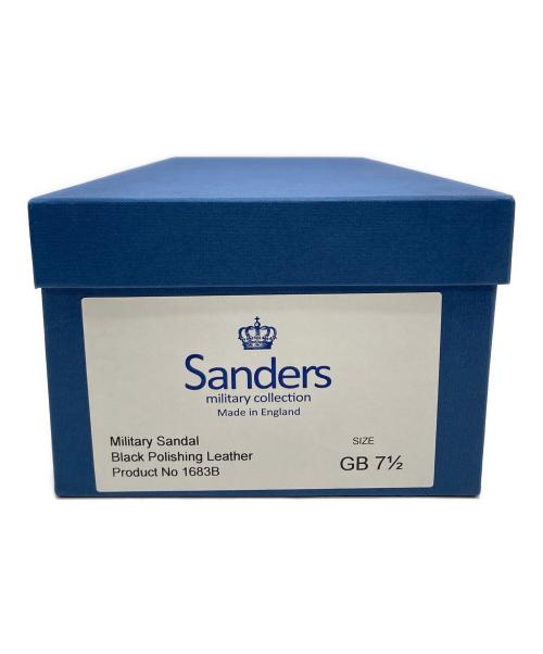 SANDERS（サンダース）SANDERS (サンダース) レザーサンダル ブラック サイズ:7 1/2の古着・服飾アイテム