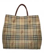 BURBERRY LONDONバーバリーロンドン）の古着「トートバッグ ノバチェック」｜ベージュ