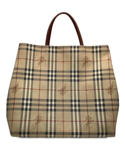 BURBERRY LONDON（バーバリーロンドン）BURBERRY LONDON (バーバリーロンドン) トートバッグ ノバチェック ベージュの古着・服飾アイテム