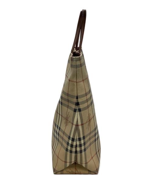 BURBERRY LONDON（バーバリーロンドン）BURBERRY LONDON (バーバリーロンドン) トートバッグ ノバチェック ベージュの古着・服飾アイテム