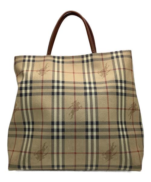 BURBERRY LONDON（バーバリーロンドン）BURBERRY LONDON (バーバリーロンドン) トートバッグ ノバチェック ベージュの古着・服飾アイテム