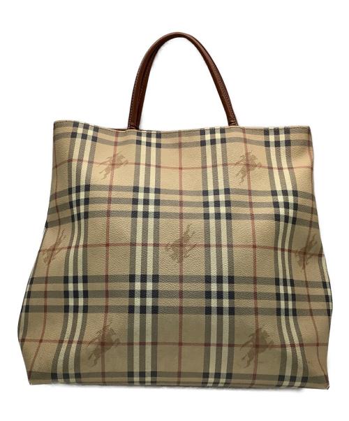 BURBERRY LONDON（バーバリーロンドン）BURBERRY LONDON (バーバリーロンドン) トートバッグ ノバチェック ベージュの古着・服飾アイテム
