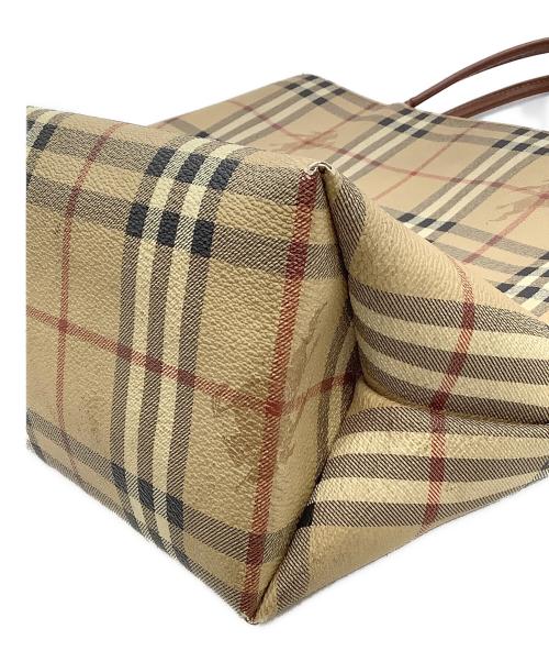 BURBERRY LONDON（バーバリーロンドン）BURBERRY LONDON (バーバリーロンドン) トートバッグ ノバチェック ベージュの古着・服飾アイテム