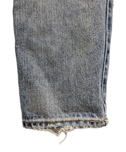 POLO RALPH LAUREN（ポロ・ラルフローレン）POLO RALPH LAUREN (ポロ・ラルフローレン) パッチワークデニムパンツ インディゴ サイズ:63.5cm(W25)の古着・服飾アイテム