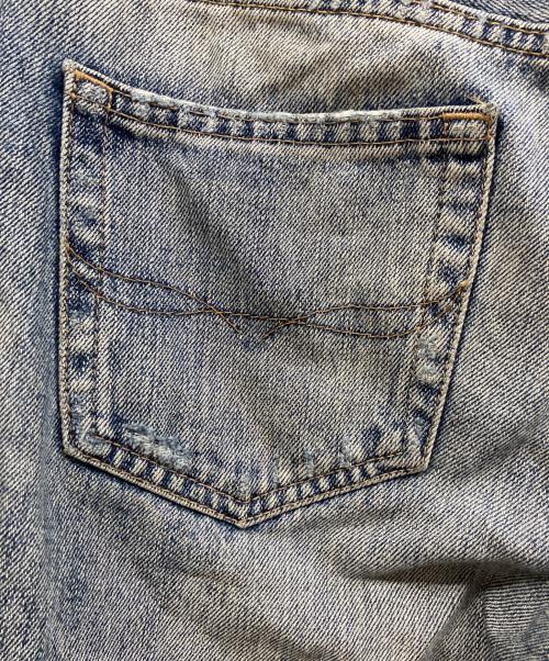POLO RALPH LAUREN（ポロ・ラルフローレン）POLO RALPH LAUREN (ポロ・ラルフローレン) パッチワークデニムパンツ インディゴ サイズ:63.5cm(W25)の古着・服飾アイテム