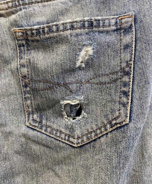 POLO RALPH LAUREN（ポロ・ラルフローレン）POLO RALPH LAUREN (ポロ・ラルフローレン) パッチワークデニムパンツ インディゴ サイズ:63.5cm(W25)の古着・服飾アイテム