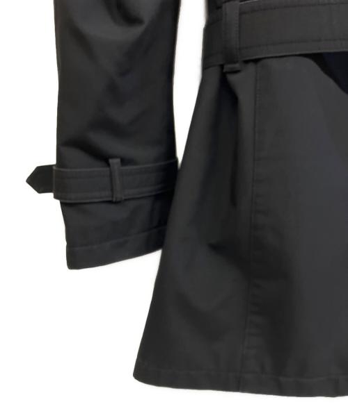 BURBERRY BLACK LABEL（バーバリーブラックレーベル）BURBERRY BLACK LABEL (バーバリーブラックレーベル) ステンカラーコート ブラック サイズ:Lの古着・服飾アイテム
