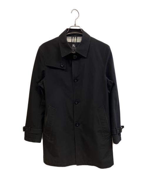 BURBERRY BLACK LABEL（バーバリーブラックレーベル）BURBERRY BLACK LABEL (バーバリーブラックレーベル) ステンカラーコート ブラック サイズ:Lの古着・服飾アイテム