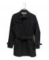 BURBERRY BLACK LABEL（バーバリーブラックレーベル）の古着「ステンカラーコート」｜ブラック