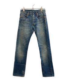 DIOR HOMME（ディオール オム）の古着「デニムパンツ 05SS エディ期 BECK期 ラストウォッシュ（サビ加工）」｜インディゴ