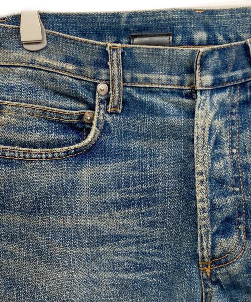 DIOR HOMME（ディオール オム）Dior Homme (ディオール オム) デニムパンツ 05SS エディ期 BECK期 ラストウォッシュ（サビ加工） インディゴ サイズ:28の古着・服飾アイテム