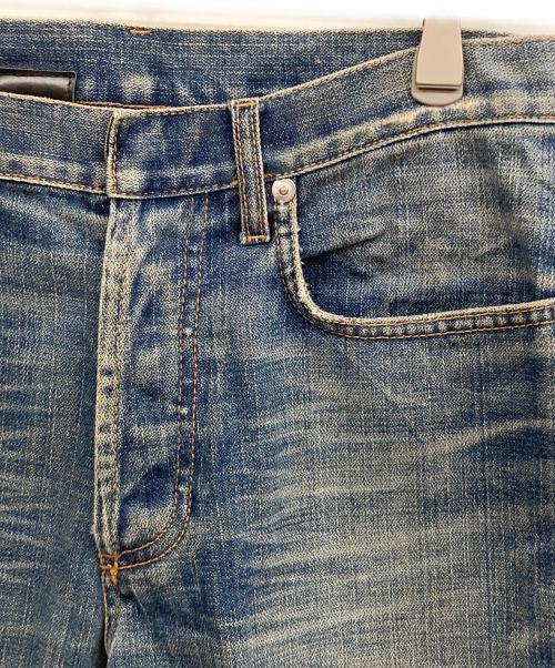 DIOR HOMME（ディオール オム）Dior Homme (ディオール オム) デニムパンツ 05SS エディ期 BECK期 ラストウォッシュ（サビ加工） インディゴ サイズ:28の古着・服飾アイテム