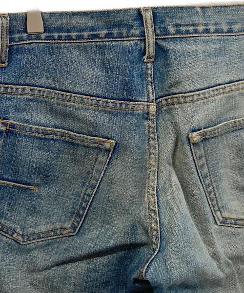 DIOR HOMME（ディオール オム）Dior Homme (ディオール オム) デニムパンツ 05SS エディ期 BECK期 ラストウォッシュ（サビ加工） インディゴ サイズ:28の古着・服飾アイテム