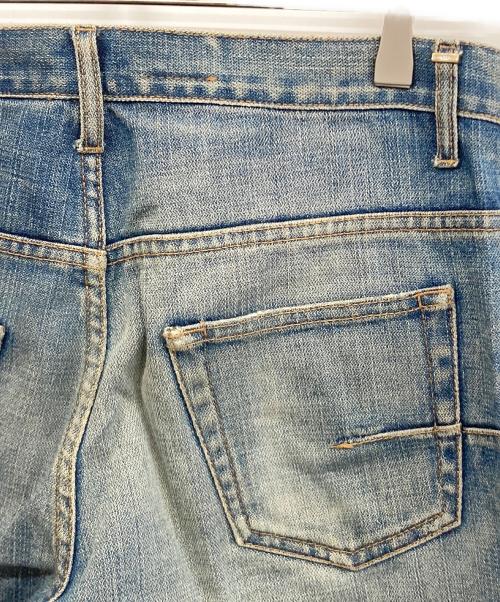 DIOR HOMME（ディオール オム）Dior Homme (ディオール オム) デニムパンツ 05SS エディ期 BECK期 ラストウォッシュ（サビ加工） インディゴ サイズ:28の古着・服飾アイテム