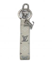 LOUIS VUITTON（ルイ ヴィトン）の古着「キーホルダーバッグチャーム・LVシャドウドラゴンヌ」｜ホワイト