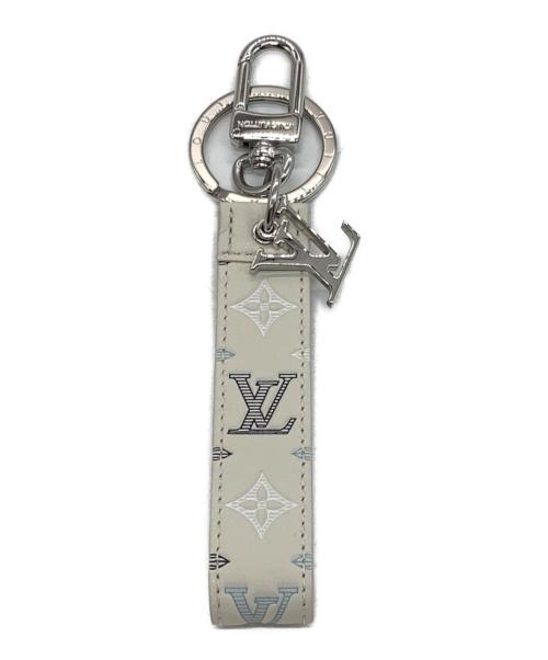 LOUIS VUITTON（ルイ ヴィトン）LOUIS VUITTON (ルイ ヴィトン) キーホルダーバッグチャーム・LVシャドウドラゴンヌ ホワイトの古着・服飾アイテム