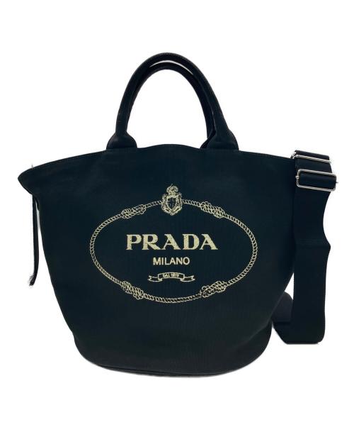 PRADA（プラダ）PRADA (プラダ) ハンドバッグ ブラックの古着・服飾アイテム