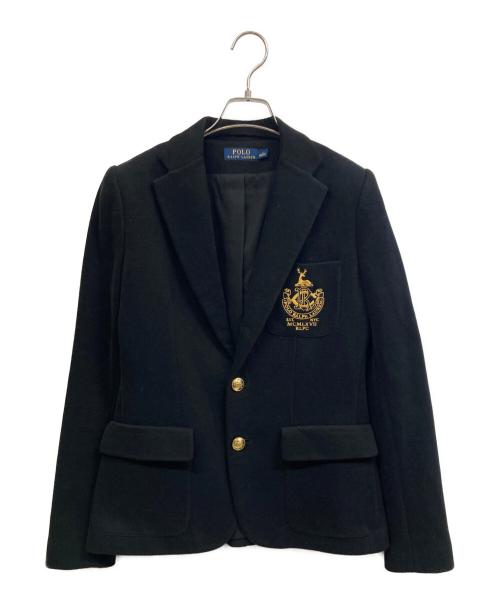 POLO RALPH LAUREN（ポロ・ラルフローレン）POLO RALPH LAUREN (ポロ・ラルフローレン) ブレザー ブラック サイズ:6の古着・服飾アイテム