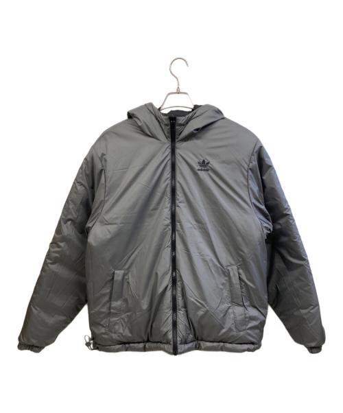 adidas（アディダス）adidas (アディダス) リバーシブルジャケット グレー サイズ:2XLの古着・服飾アイテム