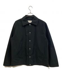 JIL SANDER（ジルサンダー）の古着「長袖バックロゴコーチジャケット」｜ブラック